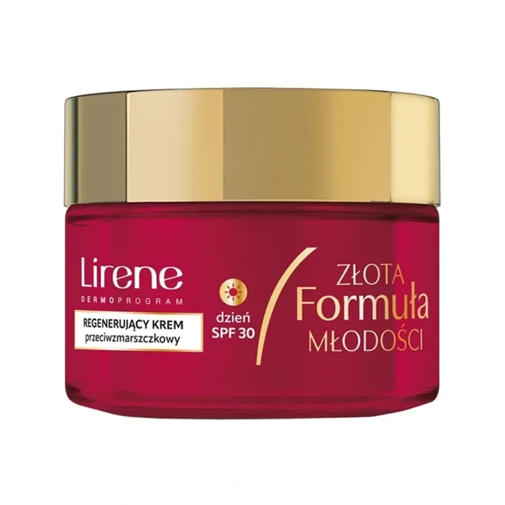 Lirene Złota Formuła Młodości regenerujący krem przeciwzmarszczkowy na dzień 60+ SPF30 50 ml