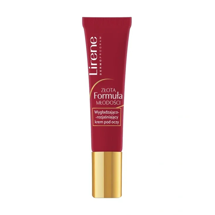 Lirene Złota Formuła Młodości wygładzająco-rozjaśniający krem pod oczy 60+ 15 ml