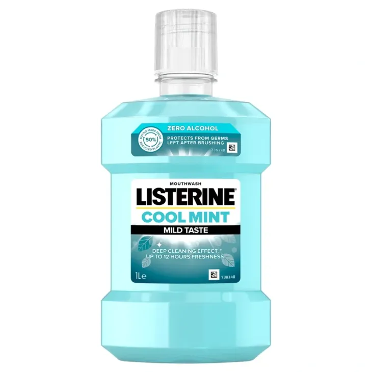 Listerine Cool Mint Mild Taste płyn do płukania jamy ustnej 1000 ml