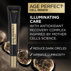 L'Oréal Paris Age Perfect Cell Renew rozświetlający krem pod oczy 15 ml