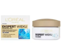 L'Oréal Paris Ekspert Wieku przeciwzmarszczkowy krem wygładzający na dzień 40+ 50 ml
