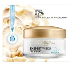 L'Oréal Paris Ekspert Wieku przeciwzmarszczkowy krem wygładzający na dzień 40+ 50 ml