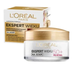 L'Oréal Paris Ekspert Wieku przeciwzmarszczkowy krem ujędrniający na dzień 50+ 50 ml
