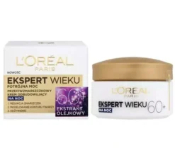 L'Oréal Paris Ekspert Wieku przeciwzmarszczkowy krem odbudowujący na noc 60+ 50 ml