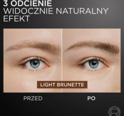 L'Oréal Paris Faux Brow marker do brwi z podwójną końcówką Light Brunette 1ml