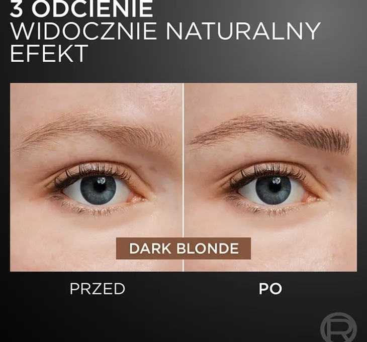 L'Oréal Paris Faux Brow marker do brwi z podwójną końcówką Dark Blonde 1ml
