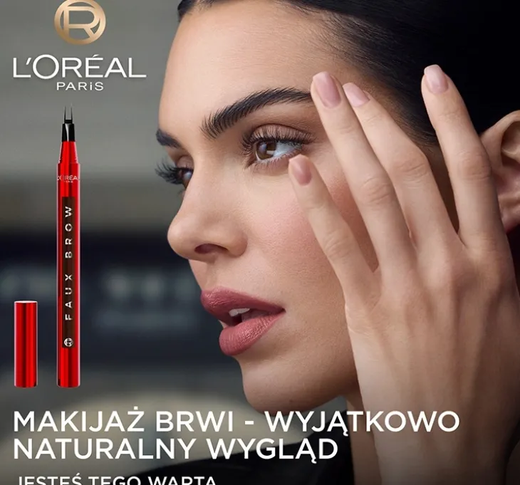 L'Oréal Paris Faux Brow marker do brwi z podwójną końcówką Dark Blonde 1ml