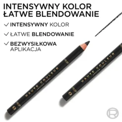 L'Oréal Paris Haute Couleur Kohl kremowa kredka do oczu 110 Black Silk / Noir Silk 1,2 g
