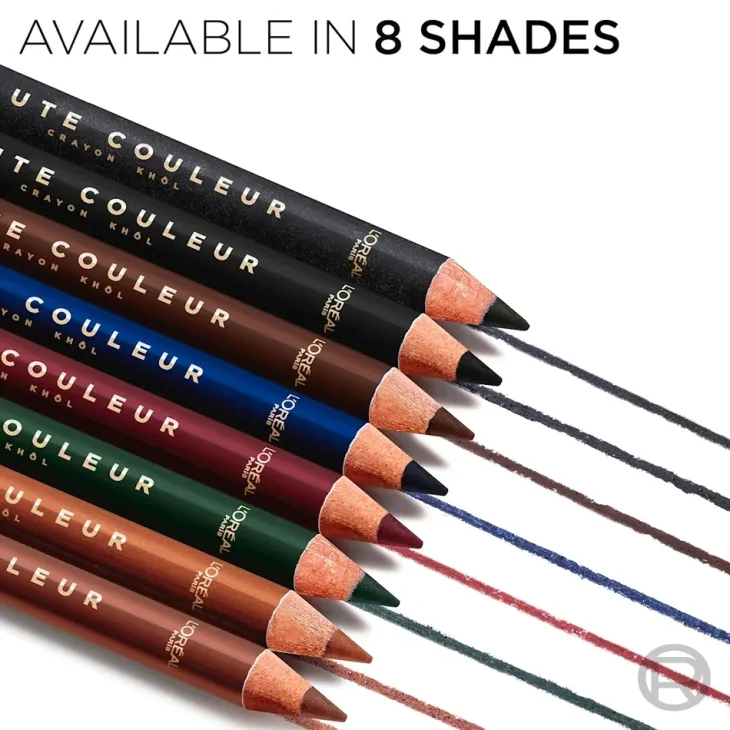 L'Oréal Paris Haute Couleur Kohl kremowa kredka do oczu 110 Black Silk / Noir Silk 1,2 g