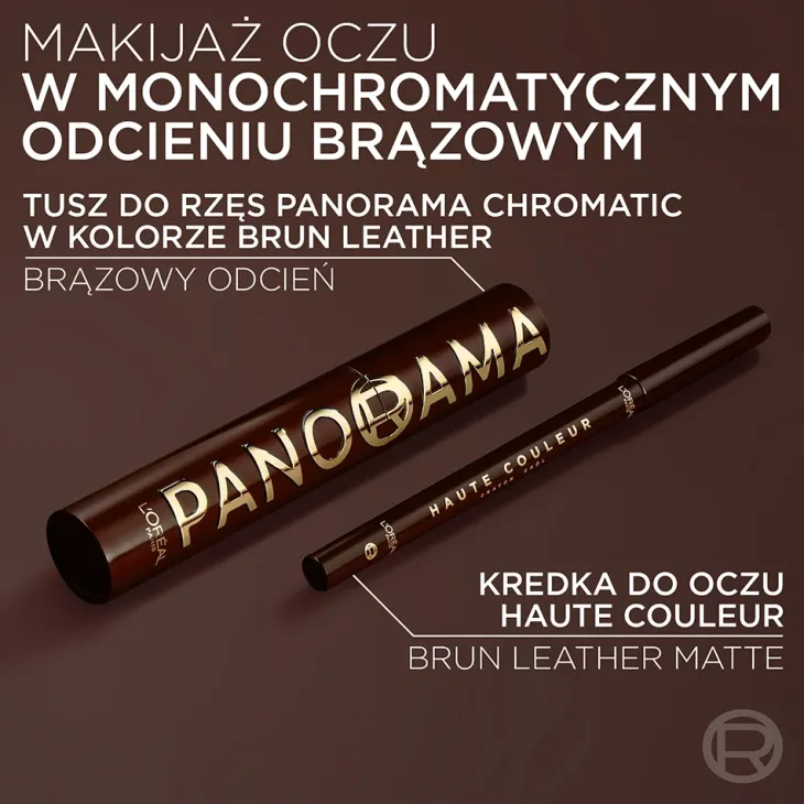 L'Oréal Paris Haute Couleur Kohl kremowa kredka do oczu 120 Brown Leather / Brun Leather 1,2 g