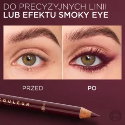 L'Oréal Paris Haute Couleur Kohl kremowa kredka do oczu 150 Burgundy Cashmere / Bordeaux Cashmere 1,2 g