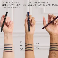 L'Oréal Paris Haute Precision wodoodporny płynny eyeliner w pisaku 010 Black Silk / Noir Silk 1 ml