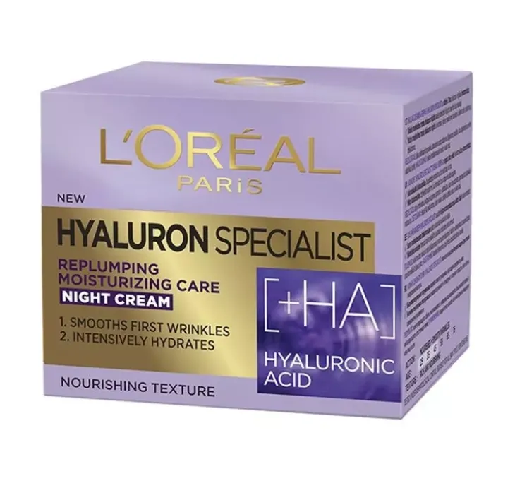 L'Oréal Paris Hyaluron Specialist przeciwzmarszczkowy krem do twarzy na noc 50 ml