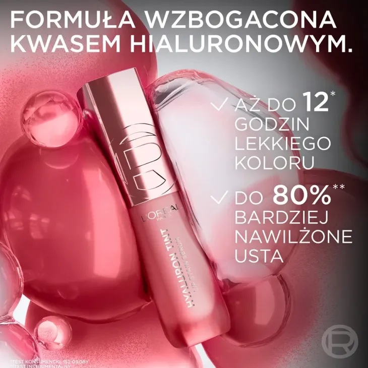 L’Oréal Paris Hyaluron Tint koloryzujący olejek-serum do ust 420 Le Rouge Paris 5 ml