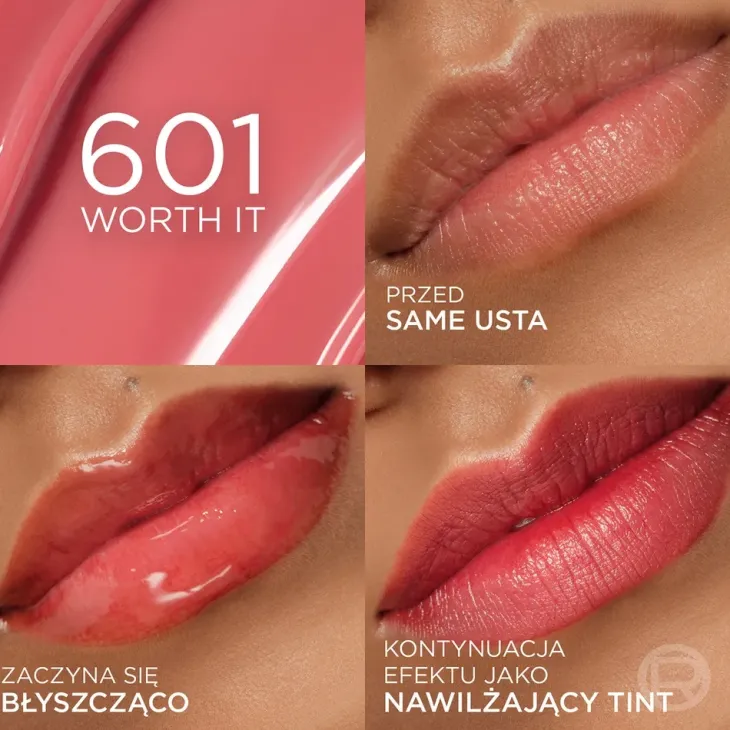 L’Oréal Paris Hyaluron Tint koloryzujący olejek-serum do ust 601 Worth It 5 ml