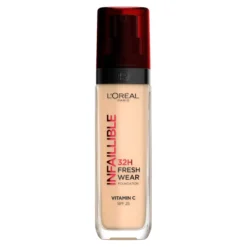 L'Oréal Paris Infaillible 32H Fresh Wear długotrwały kryjący podkład do twarzy SPF25 100 30 ml