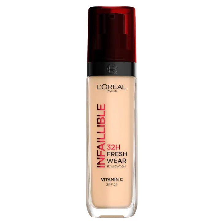 L'Oréal Paris Infaillible 32H Fresh Wear długotrwały kryjący podkład do twarzy SPF25 100 30 ml