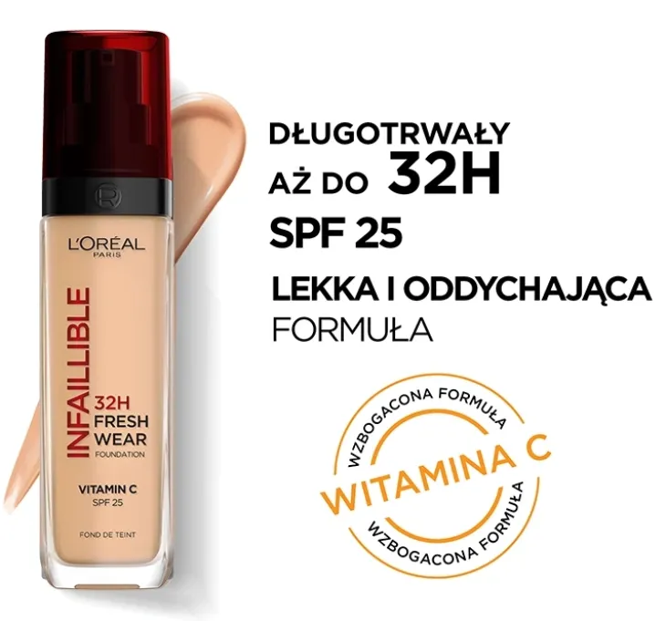 L'Oréal Paris Infaillible 32 H Fresh Wear długotrwały podkład 110 30 ml