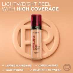 L'Oréal Paris Infaillible 32H Fresh Wear długotrwały kryjący podkład do twarzy SPF25 125 30 ml
