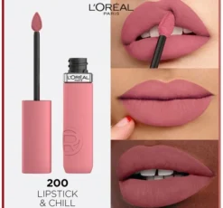 L'Oréal Paris Infaillible Matte Resistance matowa pomadka w płynie 200 Lipstick&Chill 5ml