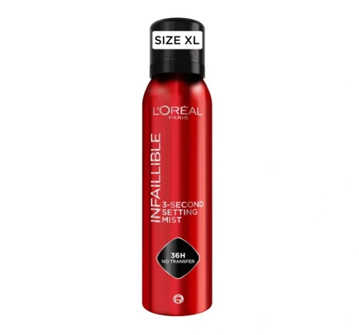L'Oréal Paris Infaillible 3-Second Setting Mist mgiełka utrwalająca makijaż 150 ml
