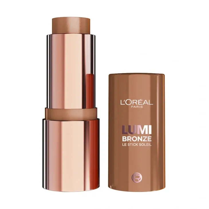 L'Oréal Paris Lumi Bronze Le Stick Soleil kremowo-pudrowy bronzer do twarzy w sztyfcie 110 Toasted Sunlight 9 g