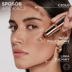L'Oréal Paris Lumi Bronze Le Stick Soleil kremowo-pudrowy bronzer do twarzy w sztyfcie 110 Toasted Sunlight 9 g