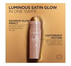 L'Oréal Paris Lumi Le Glass rozświetlacz w sztyfcie 635 Glowy Golden Couture 6,5 g