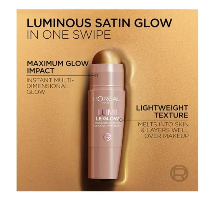 L'Oréal Paris Lumi Le Glass rozświetlacz w sztyfcie 630 Glowy Creme Chic 6,5 g