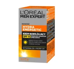L'Oréal Paris Men Expert Hydra Energetic krem nawilżający przeciw oznakom zmęczenia SPF15 50 ml