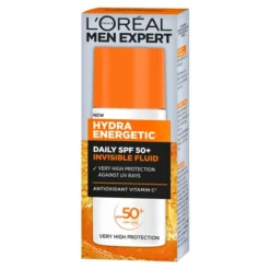 L’Oréal Paris Men Expert Hydra Energetic ultralekki nawilżający krem na dzień z filtrem SPF50+ 50 ml