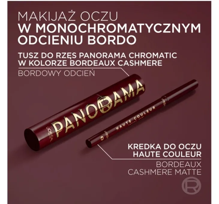 L'Oréal Paris Panorama Volume Million Lashes pogrubiający tusz do rzęs Bordeaux Cashmere 9,9 ml