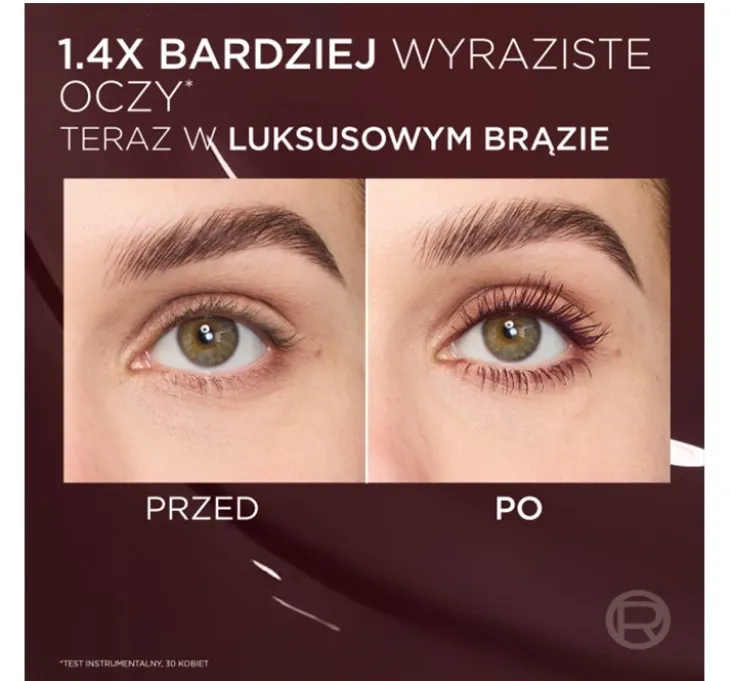 L'Oréal Paris Panorama Volume Million Lashes pogrubiający tusz do rzęs Bordeaux Cashmere 9,9 ml
