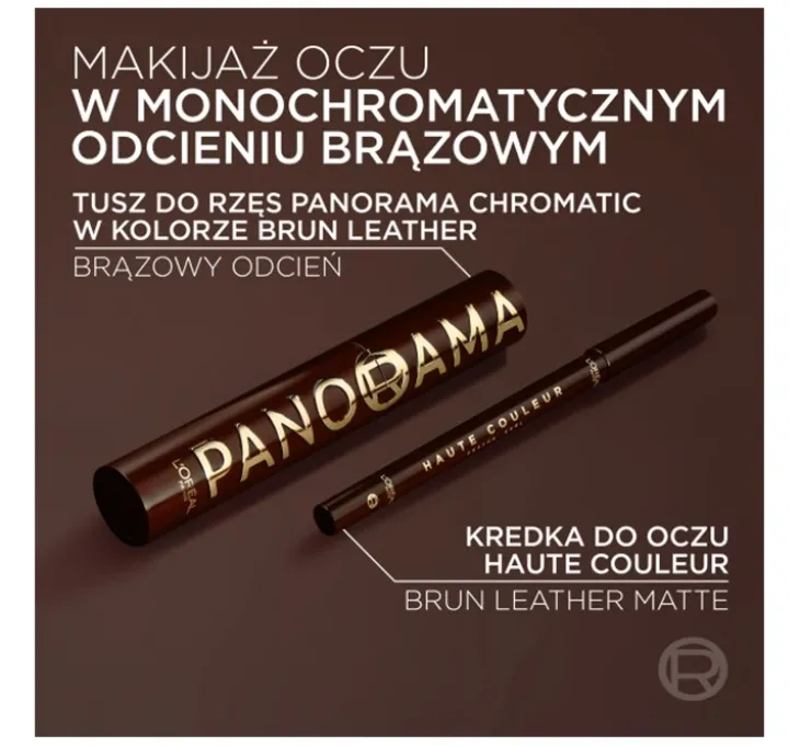 L'Oréal Paris Panorama Volume Million Lashes pogrubiający tusz do rzęs Brun Leather 9,9 ml