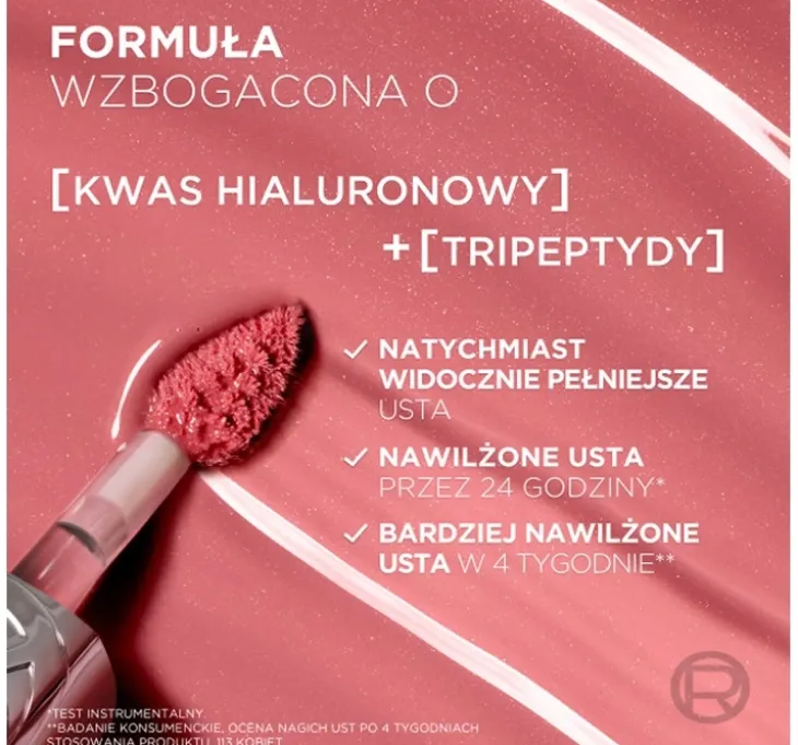 L'Oréal Paris Plump Ambition hialuronowy olejek do ust 641 Latte Glace 5 ml
