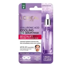 L'Oréal Paris Revitalift Filler Hyaluronic Acid maska na tkaninie pod oczy 11 g