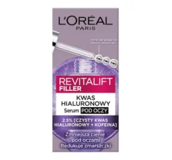 L'Oréal Paris Revitalift Filler serum pod oczy przeciwzmarszczkowe z kwasem hialuronowym 20 ml