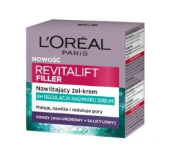 L'Oréal Paris Revitalift Filler nawilżający żel-krem regulujący nadmiar sebum 50 ml