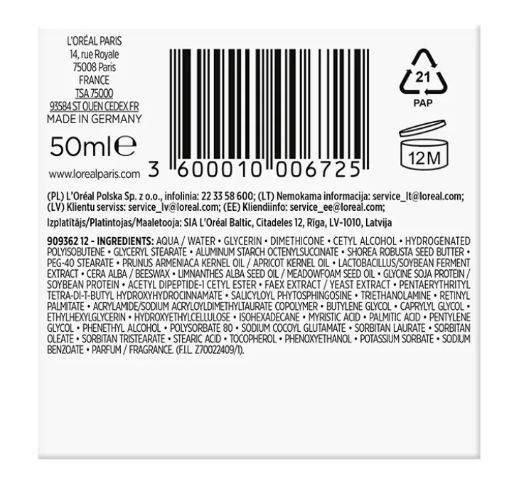 L'Oréal Paris Revitalift krem przeciwzmarszczkowy na noc 50 ml