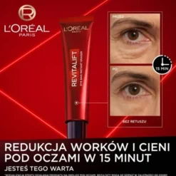 L'Oréal Paris Revitalift Laser reduktor cieni i worków pod oczami 15 ml