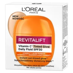 L'Oréal Paris Revitalift Vitamin C Tinted Glow Daily Fluid lekki krem koloryzujący SPF30 40 ml