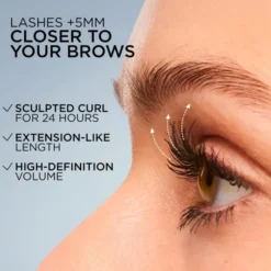 L’Oréal Paris Telescopic Extensionist Mascara wodoodporny pogrubiająco-wydłużający tusz do rzęs Waterproof Black 9,9 ml