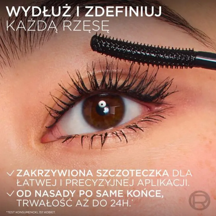 L’Oréal Paris Telescopic Extensionist Mascara pogrubiająco-wydłużający tusz do rzęs Black 9,9 ml