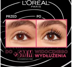 L'Oréal Paris Telescopic Lift wodoodporny tusz do rzęs Black 9,9 ml