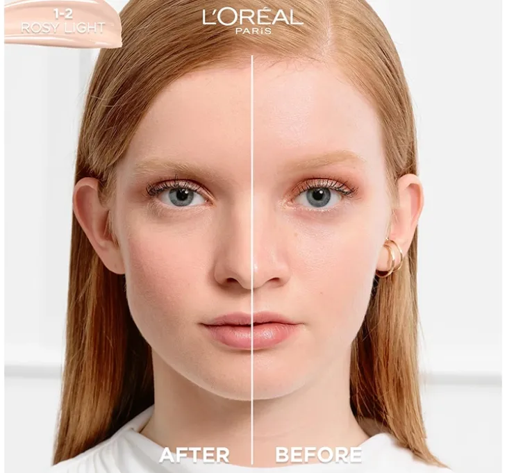 L'Oréal Paris True Match Nude serum koloryzujące 1-2 Rosy Light 30 ml