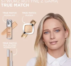 L'Oréal Paris True Match podkład dopasowujący się do koloru skóry 0.5 R/C 30 ml