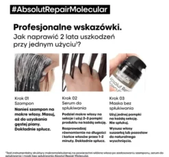 L'Oréal Professionnel Serie Expert Absolut Repair Molecular intensywnie odbudowujące serum do włosów zniszczonych 250 ml