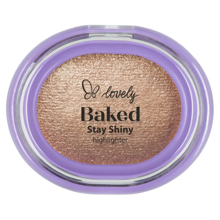 Lovely Baked Stay Shiny wypiekany rozświetlacz do twarzy 3 4 g