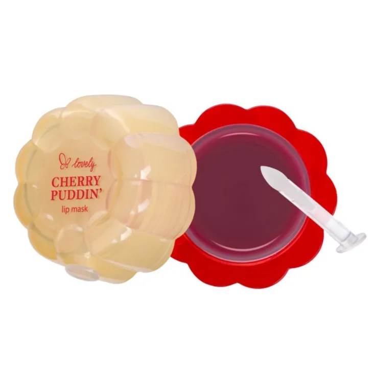 Lovely Cherry Puddin' aromatyczna maska do ust 4,3 g