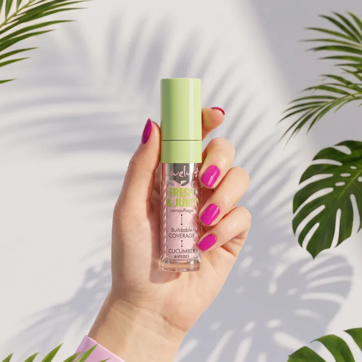Lovely Fresh & Juicy Camouflage różowy korektor do twarzy 4 4,5 g